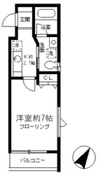 グランアセット月島の物件間取画像